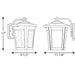 Progress Lighting East Haven Collection One-Light Large LED Wall Lantern 3000K (P6079-3130K9)