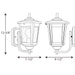 Progress Lighting East Haven Collection One-Light Medium Wall Lantern (P6074-20)