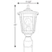 Progress Lighting East Haven Collection One-Light Post Lantern (P6425-20)