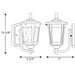 Progress Lighting East Haven Collection One-Light Small Wall Lantern (P6073-20)