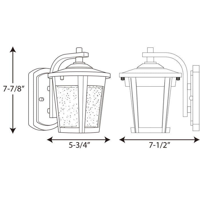 Progress Lighting East Haven Collection Small LED Wall Lantern 3000K (P6077-3130K9)