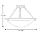 Progress Lighting Eclipse Collection Three-Light 19-3/8 Inch Close-To-Ceiling (P3569-09)