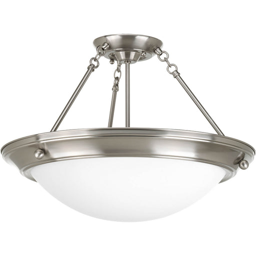 Progress Lighting Eclipse Collection Three-Light 19-3/8 Inch Close-To-Ceiling (P3569-09)