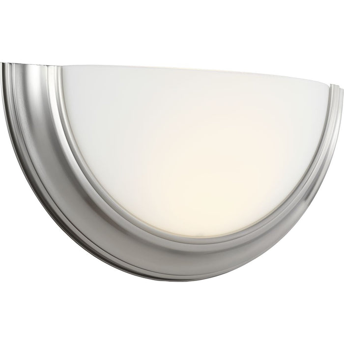 Progress Lighting Eclipse LED Collection Brushed Nickel One-Light LED Wall Sconce 3000K (P710090-009-30)