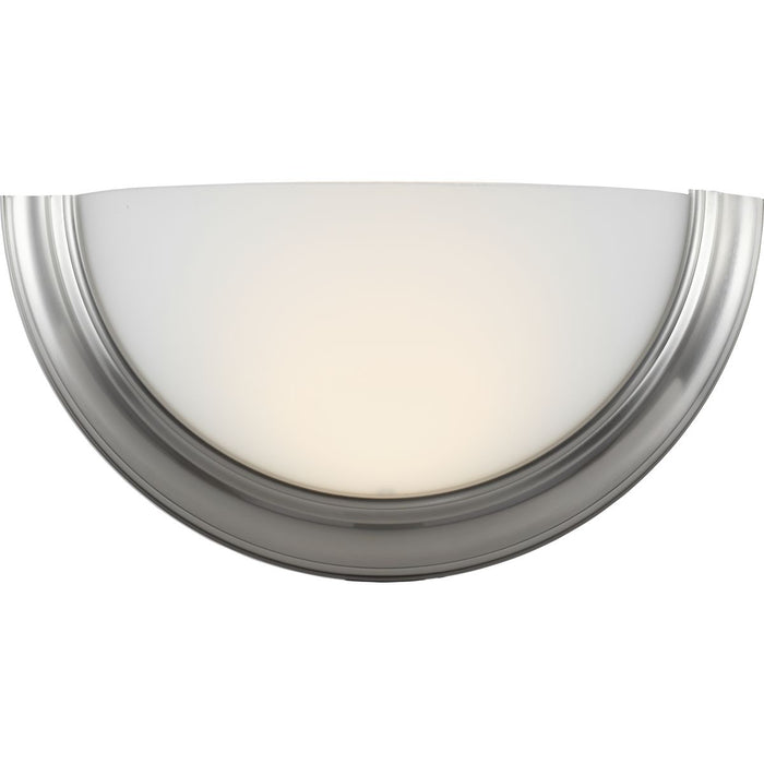 Progress Lighting Eclipse LED Collection Brushed Nickel One-Light LED Wall Sconce 3000K (P710090-009-30)