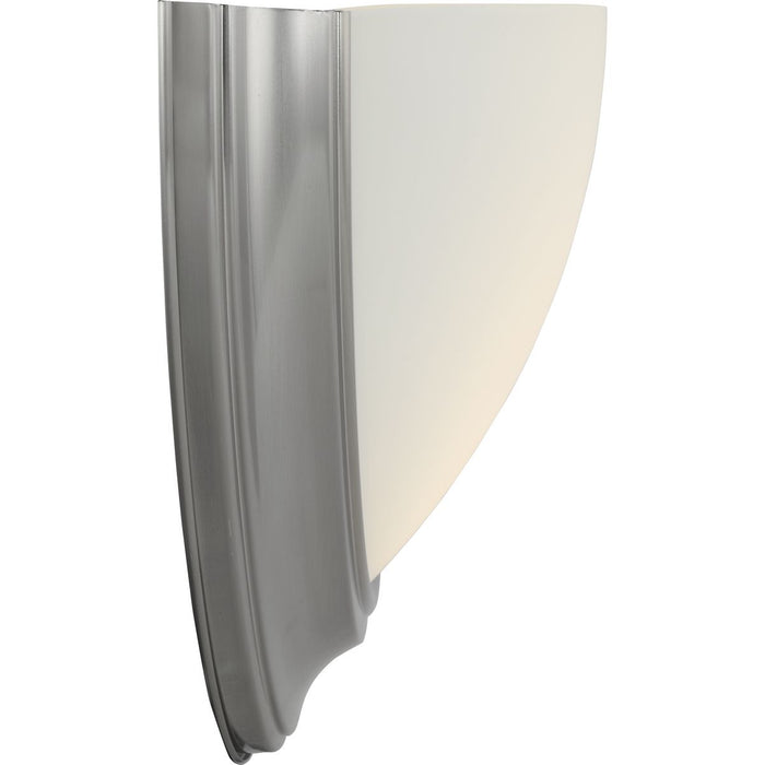 Progress Lighting Eclipse LED Collection Brushed Nickel One-Light LED Wall Sconce 3000K (P710090-009-30)