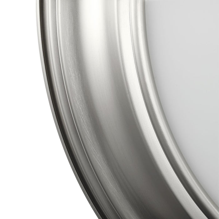 Progress Lighting Eclipse LED Collection Brushed Nickel One-Light LED Wall Sconce 3000K (P710090-009-30)