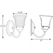 Progress Lighting Economy Fluted Glass One-Light Bath And Vanity (P3287-15)