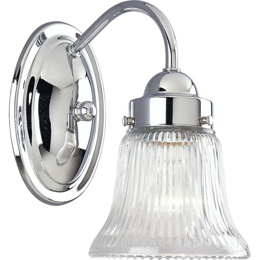 Progress Lighting Economy Fluted Glass One-Light Bath And Vanity (P3287-15)