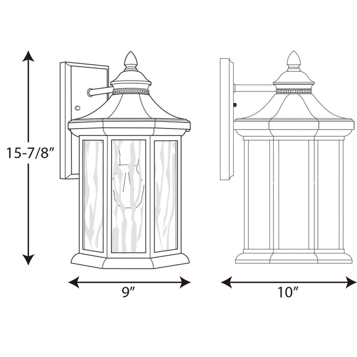 Progress Lighting Edition Collection One-Light Large Wall Lantern (P6072-31)