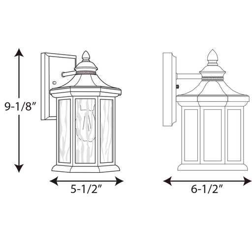 Progress Lighting Edition Collection One-Light Medium Wall Lantern (P6071-20)