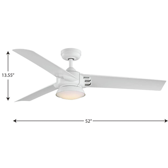 Progress Lighting Edwidge Collection 52 Inch 3 Blade Fan (P250062-028-30)