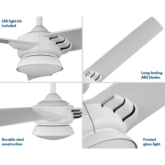 Progress Lighting Edwidge Collection 52 Inch 3 Blade Fan (P250062-028-30)