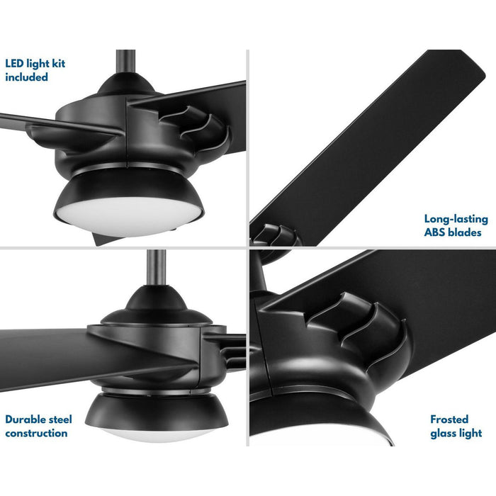 Progress Lighting Edwidge Collection 52 Inch 3 Blade Fan (P250062-031-30)