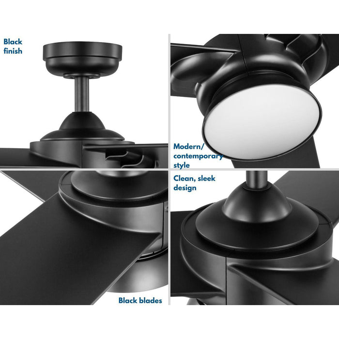 Progress Lighting Edwidge Collection 52 Inch 3 Blade Fan (P250062-031-30)