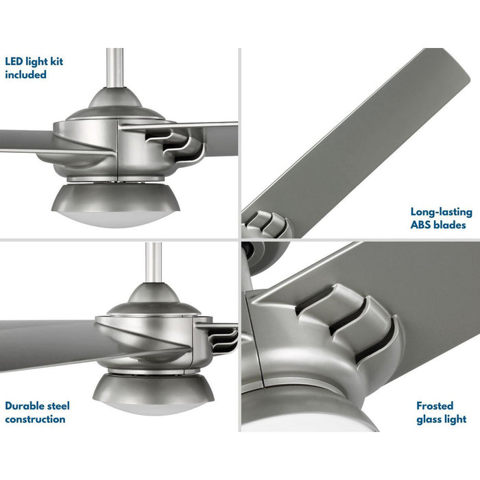 Progress Lighting Edwidge Collection 52 Inch 3 Blade Fan (P250062-152-30)