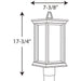 Progress Lighting Endicott Collection One-Light Post Lantern (P5400-31)