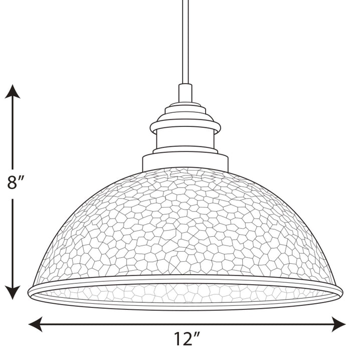 Progress Lighting Englewood Collection One-Light Hanging Lantern (P550032-103)