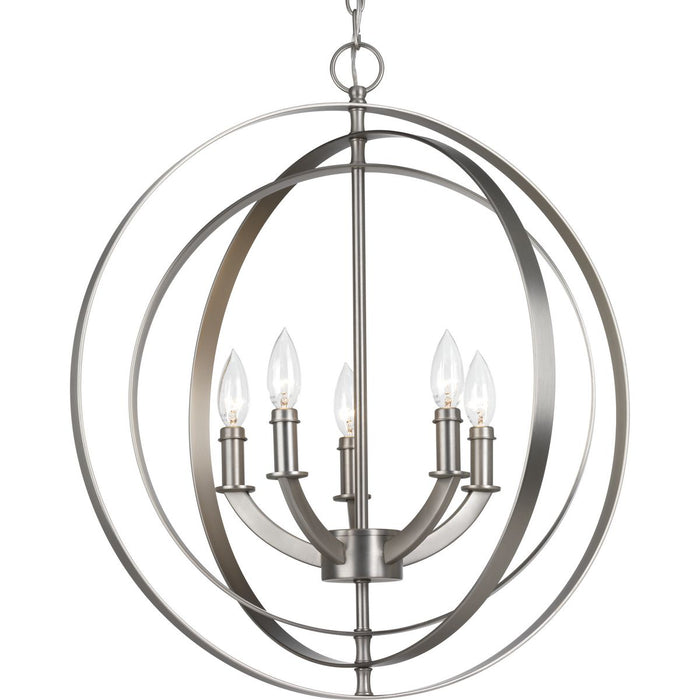 Progress Lighting Equinox Collection Five-Light Chandelier (P3841-126)