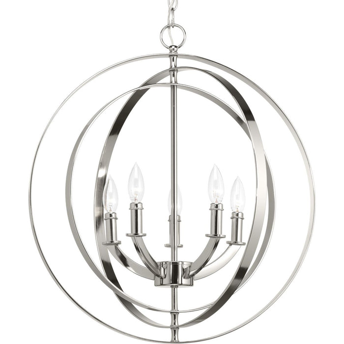 Progress Lighting Equinox Collection Five-Light Pendant (P3841-104)
