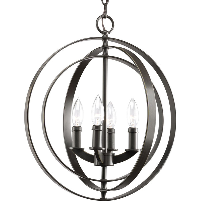 Progress Lighting Equinox Collection Four-Light Foyer Pendant (P3827-20)