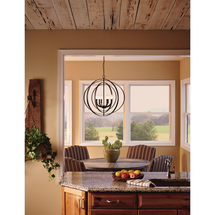 Progress Lighting Equinox Collection Six-Light Foyer Pendant (P3889-20)