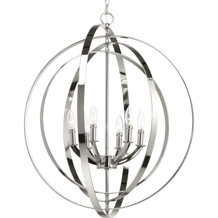 Progress Lighting Equinox Collection Six-Light Pendant (P3889-104)