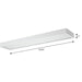 Progress Lighting Everlume Collection 1 Light 26W LED 24 Inch Linear Bath And Vanity Fixture (P300305-028-CS)