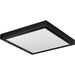 Progress Lighting Everlume Collection Black 11 Inch Edgelit Square Trim Ring (P860054-031)