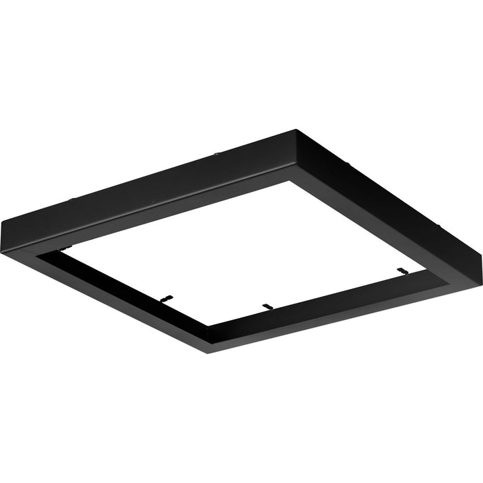 Progress Lighting Everlume Collection Black 11 Inch Edgelit Square Trim Ring (P860054-031)