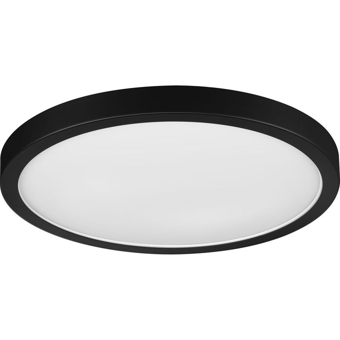 Progress Lighting Everlume Collection Black 14 Inch Edgelit Round Trim Ring (P860051-031)