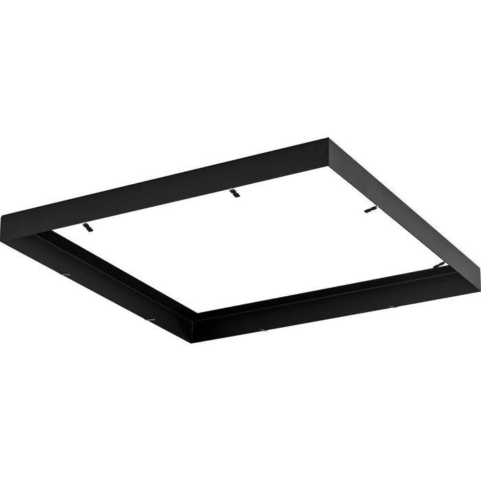 Progress Lighting Everlume Collection Black 14 Inch Square Trim Ring (P860055-031)