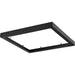 Progress Lighting Everlume Collection Black 14 Inch Square Trim Ring (P860055-031)