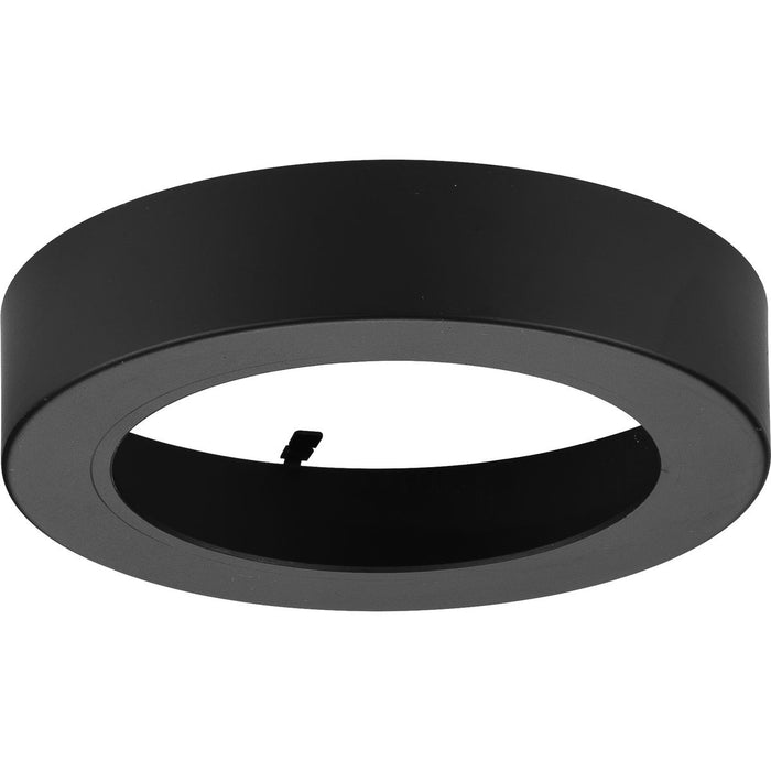 Progress Lighting Everlume Collection Black 5 Inch Edgelit Round Trim Ring (P860048-031)