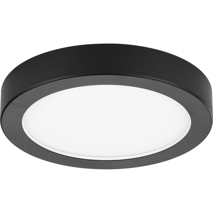 Progress Lighting Everlume Collection Black 7 Inch Edgelit Round Trim Ring (P860049-031)