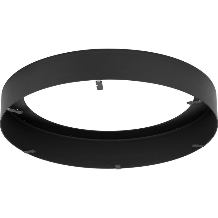 Progress Lighting Everlume Collection Black 7 Inch Edgelit Round Trim Ring (P860049-031)