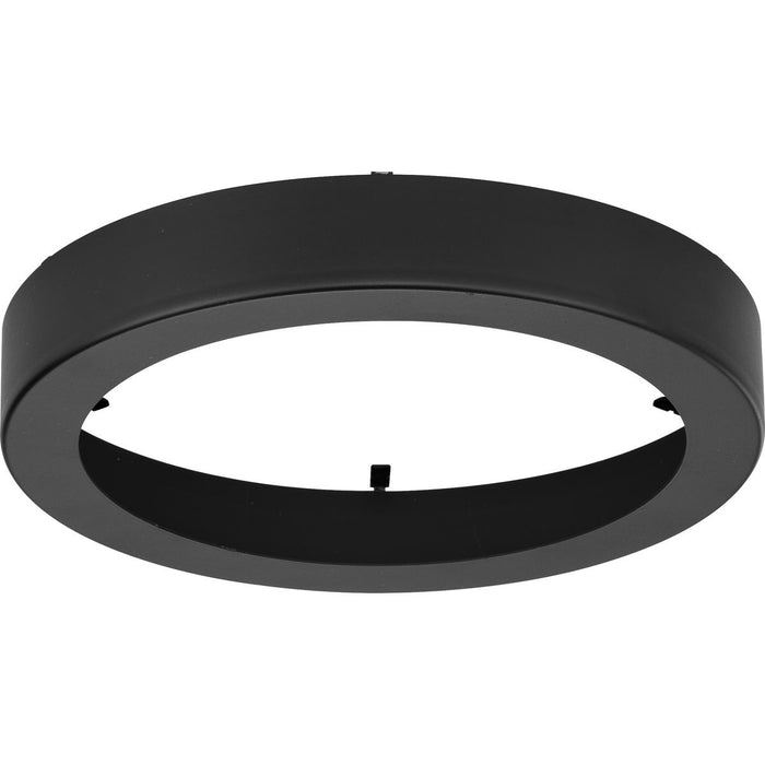 Progress Lighting Everlume Collection Black 7 Inch Edgelit Round Trim Ring (P860049-031)