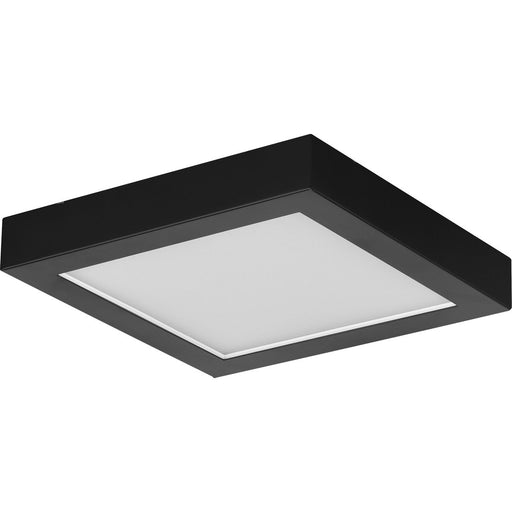 Progress Lighting Everlume Collection Black 7 Inch Edgelit Square Trim Ring (P860053-031)