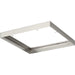 Progress Lighting Everlume Collection Brushed Nickel 11 Inch Edgelit Square Trim Ring (P860054-009)