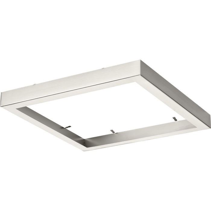 Progress Lighting Everlume Collection Brushed Nickel 11 Inch Edgelit Square Trim Ring (P860054-009)