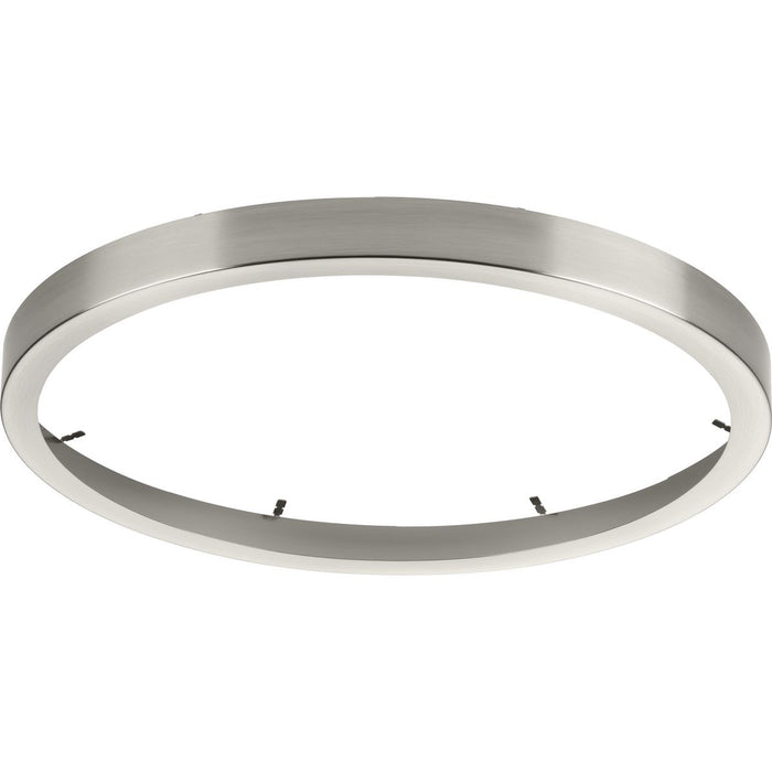 Progress Lighting Everlume Collection Brushed Nickel 14 Inch Edgelit Round Trim Ring (P860051-009)