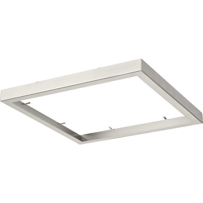 Progress Lighting Everlume Collection Brushed Nickel 14 Inch Square Trim Ring (P860055-009)