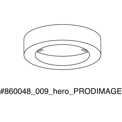 Progress Lighting Everlume Collection Brushed Nickel 5 Inch Edgelit Round Trim Ring (P860048-009)