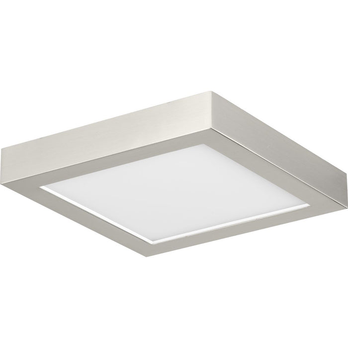 Progress Lighting Everlume Collection Brushed Nickel 7 Inch Edgelit Square Trim Ring (P860053-009)