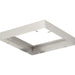 Progress Lighting Everlume Collection Brushed Nickel 7 Inch Edgelit Square Trim Ring (P860053-009)