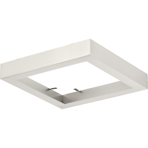 Progress Lighting Everlume Collection Brushed Nickel 7 Inch Edgelit Square Trim Ring (P860053-009)