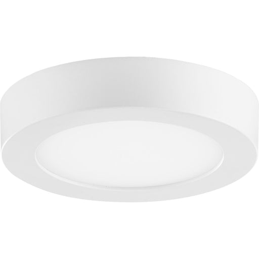 Progress Lighting Everlume Collection White 5 Inch Edgelit Round Flush Mount 3000K (P810024-030-30)