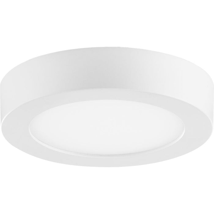 Progress Lighting Everlume Collection White 5 Inch Edgelit Round Flush Mount 3000K (P810024-030-30)