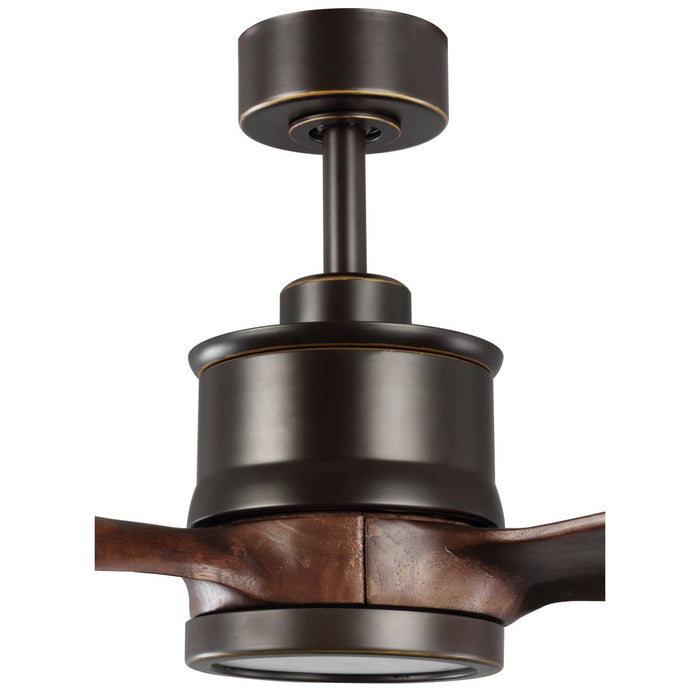 Progress Lighting Farris Collection Three-Blade Carved Wood 60 Inch Ceiling Fan 3000K (P250002-108-30)