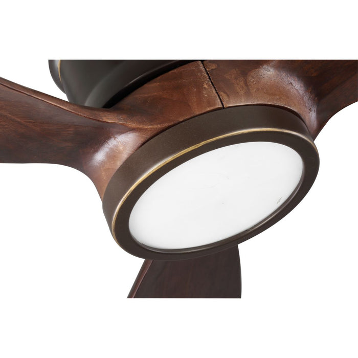 Progress Lighting Farris Collection Three-Blade Carved Wood 60 Inch Ceiling Fan 3000K (P250002-108-30)